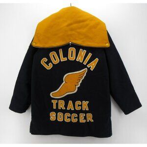 VINTAGE High School Jacket Large Letterman P Wing Varsity Coat 60s